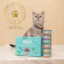LOVE, NALA - Natural Adult Cat Wet Food - Mackerel with Carrot & Pumpkin Pate Recipe - 2.8 oz, Pack of 24 Cans - Grain-Free, Non-GMO, No Gums, No Carrageenan