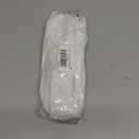 20Pcs White Invisible Zipper Non Separating Zips Metal Sliders Lightweight Nylon Closed End Zip Fastener Components Coil Bulk Hidden Seam Zippers for Sewing Garment Accessories Bags Purses