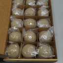 Stanbroil Ceramic Balls - 3 Round Fire Stones for Fire Pit Fire Bowl and Fireplace - Set of 15, Beige