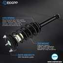ECCPP Complete Struts Spring Assembly Rear Struts Shock Absorber Fit for 2000 2001 for Infiniti I30,2002 2003 2004 for Infiniti I35,2000 2002 2003 for Nissan Maxima