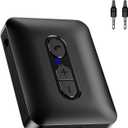 LOFICOPER Bluetooth 5.4 Transmitter Receiver, Wireless Audio Adapter Music Receiver, Dual USB/TF Card Support, Hands-Free Calling with Noise Cancelling, HD Audio for TV PC Car Headphones