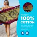 Ben Kaufman Terry Beach & Pool Towel - Large Cotton Towels for Pool, Beach, Bath, Gym & More - Soft, Absorbent & Oversized Beach Towel Bundle - Multipack with Assorted Colors - 30 x 60 (6-Pack)