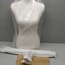 Mannequin Torso Dress Form 40.55-73.23 Inch Height Adjustable Female Model Display Mannequin Body with Metal Bracket and Rectangular Base for Sewing Dressmakers Dress Jewelry Display, Beige