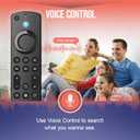 Replacement Remote for FireStick (2nd/3rd Gen), 4K Max, 4K (1st/2nd Gen), Lite, HD, Fit for Fire Smart TV Cube (1st/2nd/3rd Gen), Smart TV 3rd Gen with Voice Control