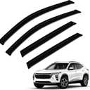 Trax Rain Guard - Window Visors for Chevrolet Chevy Trax 2024 2025 2026, Out-Channel Side Window Rain Guards for Trax Accessories, 4PCS, Black, Car Accessories