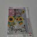 Hlison 5D Diamond Painting Kits for Adults, Diamond Art Kits for Kids Beginner, Sunflower DIY Rhinestone Diamond Painting for Gift, Home Wall Decor (12”W x 16”L)