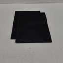 Tebery 2 Pack Black Bar Mat, 18" x 12" Rubber Dish Drying Mat for Countertop, Non Slip Cocktail Service Spill Mats for Bartending, Coffee Bar Mats Accessories for Home Kitchen