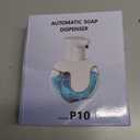 Automatic Soap Dispenser Touchless, Rechargeable Foaming Soap Dispenser,15oz/420ml Smart Hand Soap Dispensers,4-Level Adjustable,Wall Mount for Bathroom Kitchen Dish Soap,Hands-Free (Black)