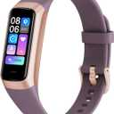 Fitness Tracker Activity Tracker Smart Watch 1.10''AMOLED Touch Color Screen,Smart Watch with 24/7 Blood Oxygen Heart Rate,Sleep Monitor,IP68 Waterproof,Step Counter Health for Women Men (Wine Red)