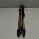 Amazon Basics 50-inch Lightweight Portable Camera Tripod Stand with Quick-Release Plate, Adjustable Height, Aluminum, for Travel Photography, Champagne