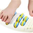 2025 New Foot Massager Roller for Plantar Fasciitis Relief, Dual Foot Acupressure Therapy for Pain Relief, Stress Relief and Improved Circulation, Portable Reflexology Tool for Home and Office Use