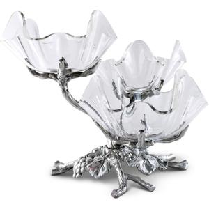 Arthur Court Grape 3-Tier Acrylic Bowl Stand