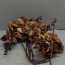 ICBOX 41in Orchids Artificial Flowers Fake Orchid 6PCS Velvet Silk Orchids That Look Real Long Stem Artificial Flowers for Tall Vase for Home Party Fall Halloween Dcor (Coffee)