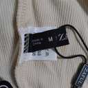 ZAFUL Women's Cropped Knit Sweater Boat Neck Long Sleeve Pullover Jumper Top M