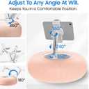 Kindle Pillow Stand Holder for Reading in Bed, Tablet iPad Pillow Stand for Lap Compatible with 4.7"-13" Phone, Tablet, iPad, iPhone, Google, Kindle, Samsung(Pink)