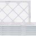 Amazon Basics 16x25x1 Air Filter 6-Pack, MERV 11 Electrostatic AC Furnace Filters for Allergies, Captures Dust and Pollen (Actual Size: 15.75" x 24.75" x 0.75")