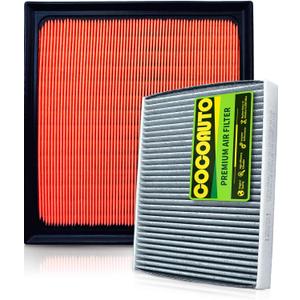 COCOAUTO Engine & Cabin Air Filter Kit for Lexus ES350 (2019-2025), RX350 2.4L (2023-2025), NX350 2.4L & NX250 (2022-2025), ES250 2021+, TX350 2024+, Replaces 1780125020, 17801F0050, 8713958010