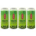Pocas Bubble Tea with Tapioca Pearls, (Pack of 4, 16.5 oz), Asian Drinks, Refreshing Milk Tea with Boba Pearls (Honeydew) (EXP 04/26/26)