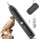 Bonvoisin Ultrasonic Cutter Knife Handheld 30W 40KHz with 40 Replacement Blades, Charger, Carrying Case for Plastic, Acrylic, Carbon Fiber Sheets, Thin Wood, Thin Circuit Boards, 3D Printed Models