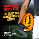 Light Up Football - Glow in the Dark Ball - NO 6 - Boys Gifts - Outdoor Sports, Birthday Gifts for Boys 8-15+ Year Old - Kids Teenage Youth Gift Ideas - Boy Toys Stuff Ages 8 9 10 11 12 13 14 15 (Original)