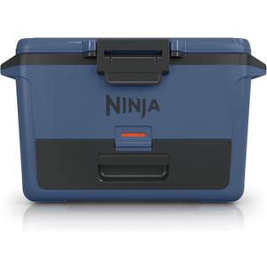 Ninja FB151BL FrostVault 50qt Hard Cooler with Dry Zone, Integrated Fridge-Temp Dry Storage Drawer, Premium Heavy-Duty Insulated Cooler, Keeps Ice for Days, Lakeshore Blue