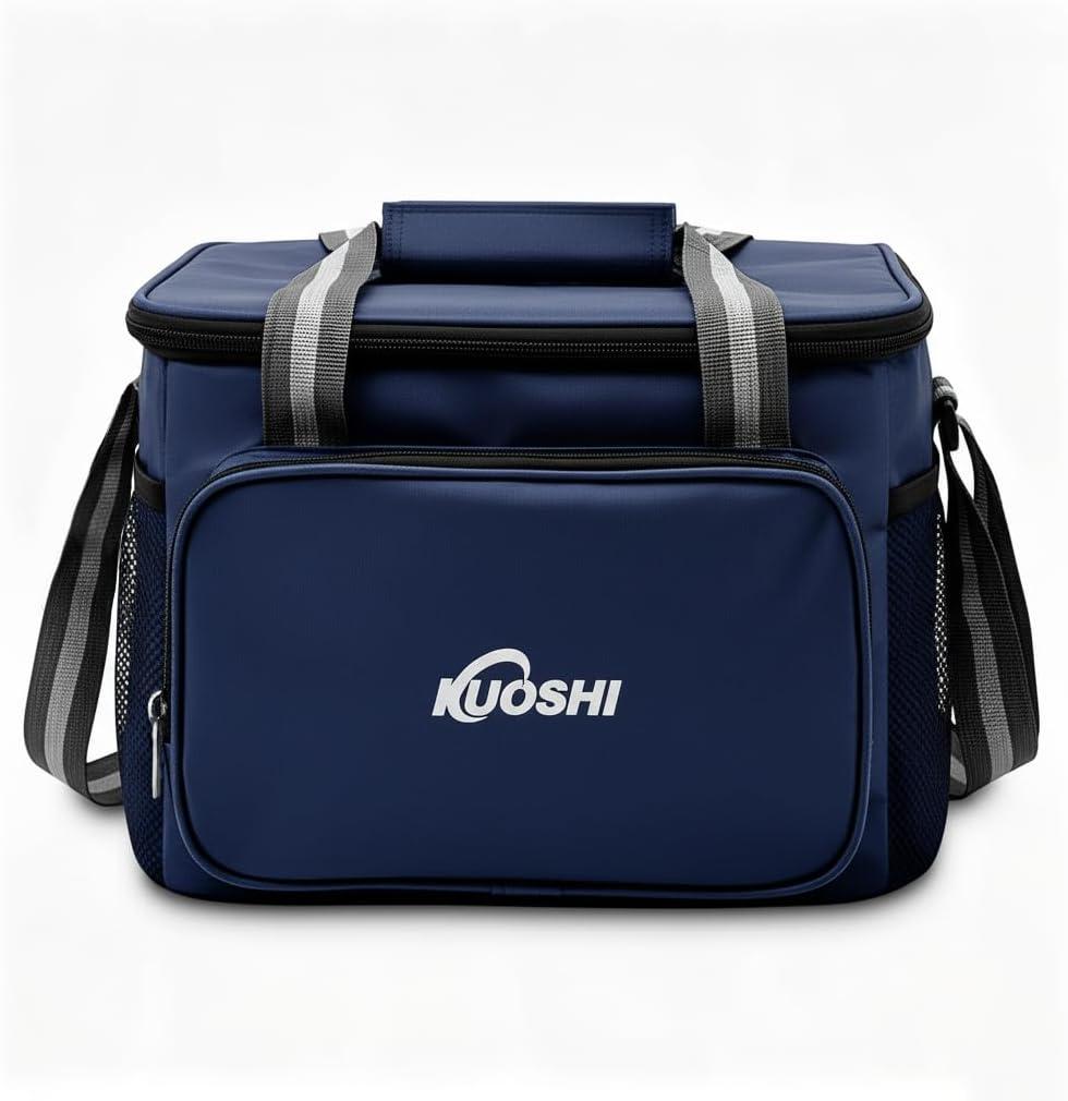 14L Insulated Lunch Bag for Men/Women Leak-Proof Cooler Bag Liner & Soft Tote, Insulated Cooler Bag, Large Reusable Lunch Box for Work, Beach, Picnic, Fishing