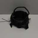 Black Flower Girl Basket for Wedding,Black Lace pearlsFlower Girl Baskets,Pearl Handle Bow Flower Basket,for Weddings,Parties and Home Decor.