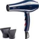 ROSILY Professional 2200W Ionic Ceramic Hair Dryer | Fast Drying Salon Quality Blow Dryer with Nozzle Attachments for Smooth Shine and Silky Hair | Extra Long Cord and Faster Drying Time