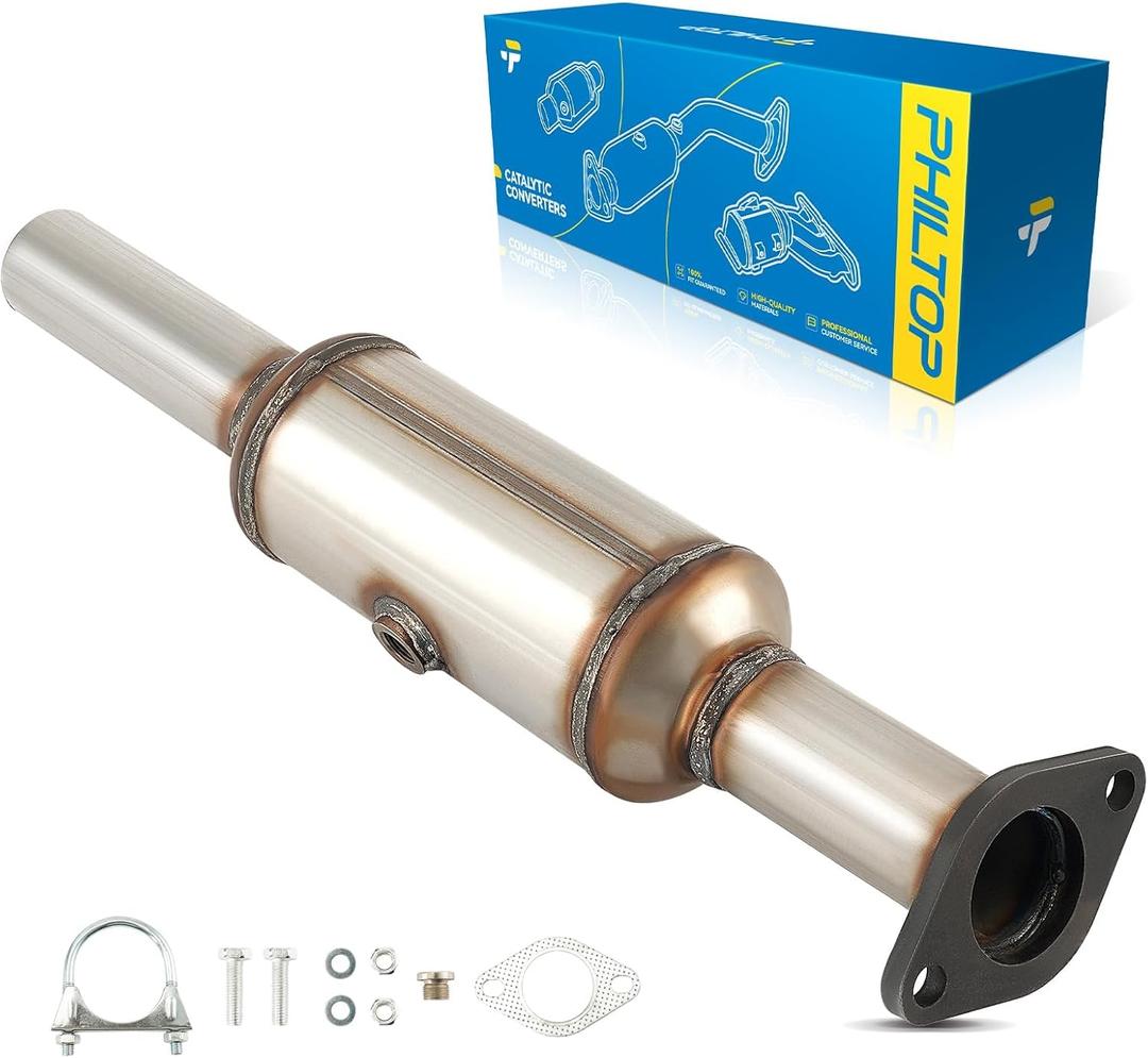 PHILTOP Catalytic Converter High Flow Replacement for Elantra 2011-2014, Soul 2012-2016, Forte 2017-2018, Stainless Steel Catalyst Converter EPA Convert Compliant 1 Packs