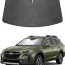 Proadsy Windshield Sun Shade Custom Fit Subaru Outback 2020-2025 Ice Crystal Black Front Window Sunshade UV and Heat Blocker Foldable Visor Keeps Car Cooler for Summer Parking and Daily Use