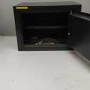 1.2 Cub Small Fireproof Safe for Home, Personal Fire Safe Box with Digital Keypad Key and Removable Shelf, Small Security Box for Money Firearm Medicine Valuables