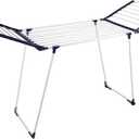 Delcasa Foldable Cloth Dryer Cloth Drying Stand 176X56X85Cm Portable Multi Position Arms Space Laundry Durable Metal Drying Rack Multifunctional Dryer DC2055