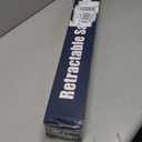 Retractable Safety Baby Gate or Mesh Dog Gate,Durable Portable Mesh Retractable Gate,Easy to Use for Stairs, Doorways, Hallways, Indoor, Outdoor, 33.5" Tall, Up to 45" Wide, Cream