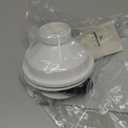 Kraus Kitchen Sink Strainer for 3.5-Inch Drain Openings in White, PST1-WH