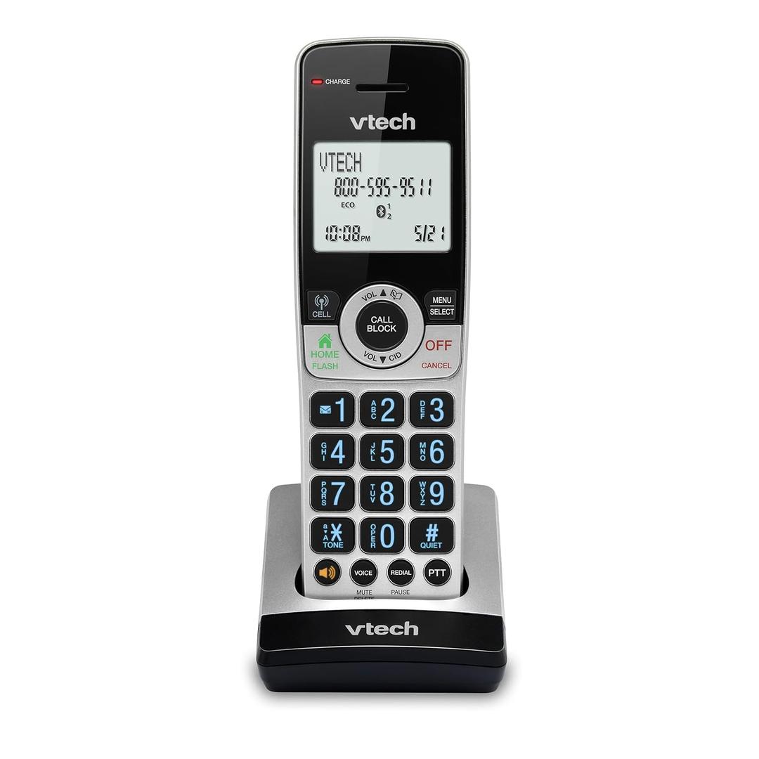 VTech IS8201 Additional Handset for IS8251 Business Grade Cordless Phone Series, Perfect for Home Office, Smart Call Blocking, Answering System, Bluetooth Connect to Cell