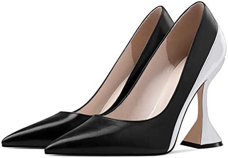 YDN Women Pointed Toe Slip on Pumps Special Kitten High Heel Shoe for Party Prom Dress Lady Size 4-16 US