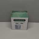 FOCUSLINE 100 Count Clear Silver Plastic Plates 7 Inch, Disposable Heavy Duty Clear Plates with Silver Rim, Premium Hard Plastic Plate Fancy Disposable Salad Dessert Plate for Wedding Parties