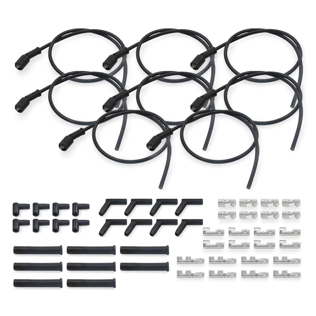 Universal Spark Plug Wires for LS Coil Relocations Compatible for LS1 LM7 LR4 LQ4 LS6 L59 LQ9 LM4 L33 LS2 L76 LY6 LC9 LH8 LMG LS3 LZ1 L99 L96