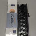 Hat Organizer for Baseball Caps Hold Up to 40 Hats, 2 Pack Hat Rack for Wall, Strong Adhesive Hat Storage Display Holder for Closet Door and Wall (Black)