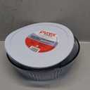 PYREX 4.5 Quart Bowl with Blue Lid, 1 EA