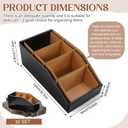 Resholder 30 Pcs Cardboard Storage Parts Bins Open Top Corrugated Cardboard Storage Boxes Organizer Parts Bins for Shelves, Garages, Offices, Stores(12 x 6 x 4.5 Inch,Black)