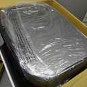 simplehuman 45 Liter / 12 Gallon Rectangular Hands-Free Kitchen Step Trash Can with Soft-Close Lid, Brushed Stainless Steel