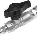 PWACCS Ball Valve Pressure Washer, 3/8" Quick Connect Stainless Steel Shut Off Valve for Power Washer Hose, 5000 PSI
