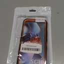 for Motorola Edge 2025 Case, Defender Case Heavy Duty Shockproof Dustproof 3 in 1 Rugged Protective Phone Cover for Motorola Moto Edge 2025 (Orange/Black)