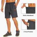 Vcansion 2 Pack Men's Outdoor Lightweight Hiking Shorts Quick Dry Sports Casual Running Shorts with Pockets (XL)