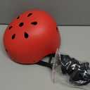 Kids Bike Helmet, Adjustable and Multi-Sport, from Toddler to Youth (Small: 18.9" - 21.3", Red)