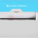 Xyron Create-a-Sticker, 5" Sticker and Label Maker Machine for Small Business and DIY Crafts, Includes Permanent Adhesive, Pre-Loaded (0501-05-10A)