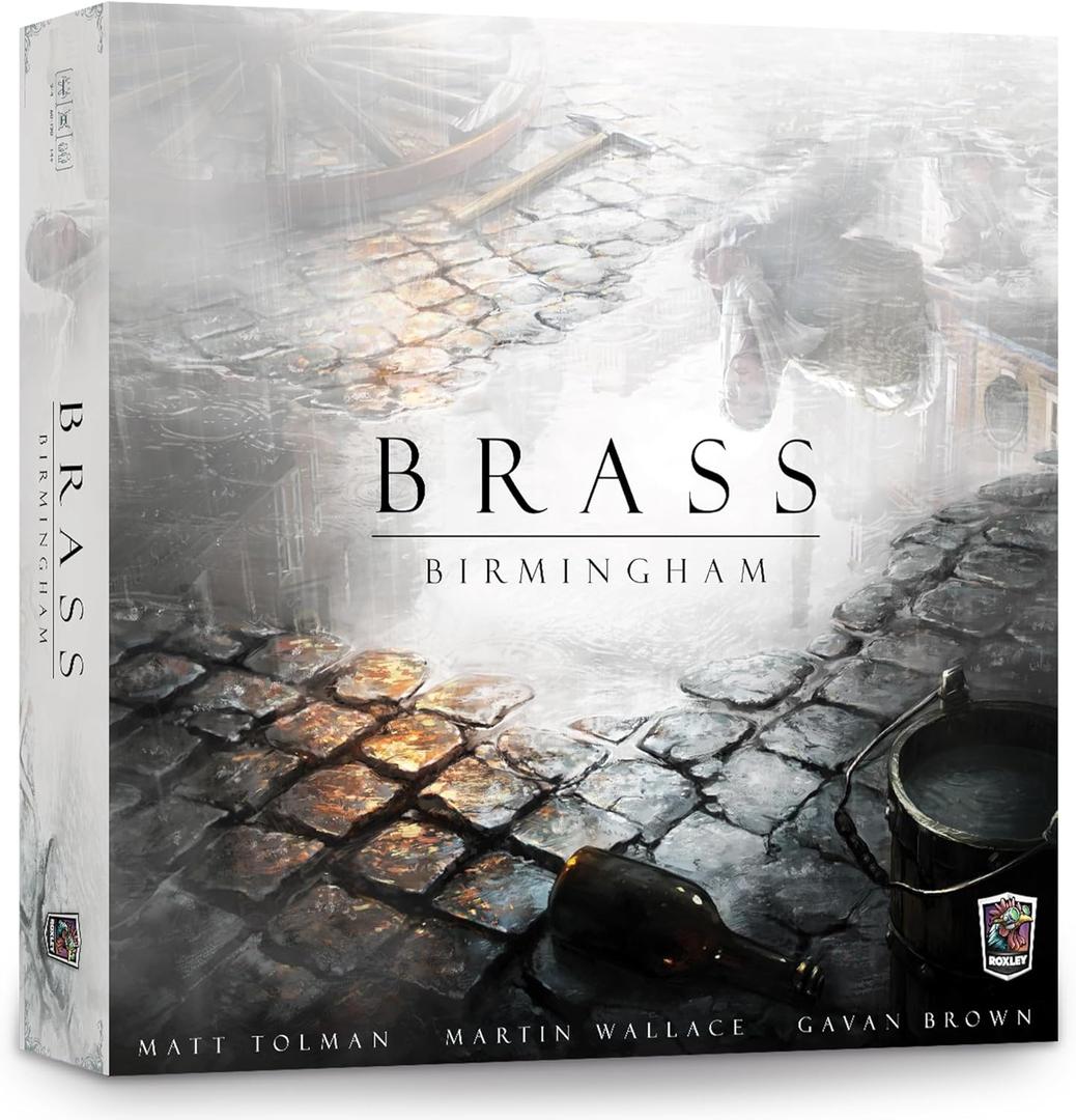 Roxley Games Brass: Birmingham - an Economic Strategy Game for 2-4 Players | #1 Board Game on Board Game Geek | Ages 14+ | Plays in 60-120 Minutes