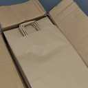Qutuus 10x5x13 Kraft Paper Bags 100 Pcs Kraft Shopping Bags, Paper Gift Bags for Retail, Merchandise, Recycled Bulk Paper Sacks, Brown Paper Bags with Handles Bulk