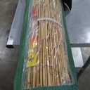 Forever Bamboo Jumbo Reed Bamboo Screen Fencing Privacy Fence Backyard Divider Decorative Reed Garden Fencing Natural Finish 6 ft H x 16 ft L, (20-BR6) (Tan)